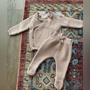 Quincy Mae 0-3 Month Sweater Set